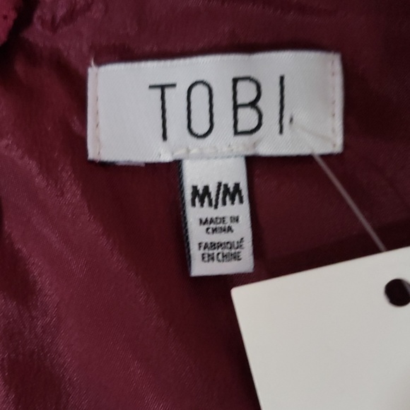 NWT Sexy Maroon Dress - Picture 2 of 5